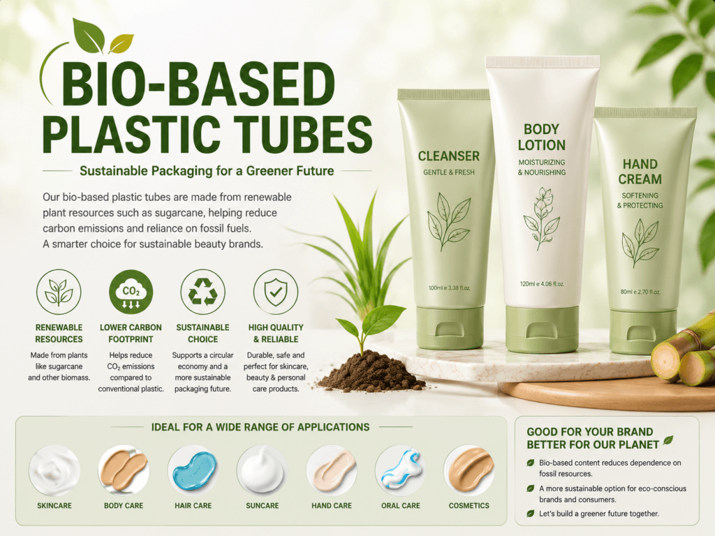 Comparing Bio-based Plastic tubes and PCR Plastic Tubes for Sustainable Packaging in 2026 2 Bio-based Plastic Tubes