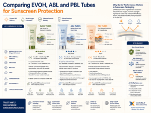 Comparing EVOH ABL and PBL Tubes for Sunscreen Protection