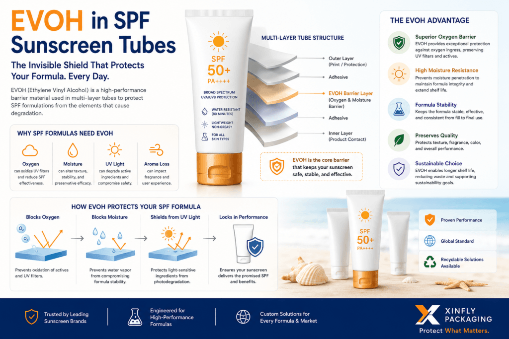 EVOH in SPF Sunscreen Tubes