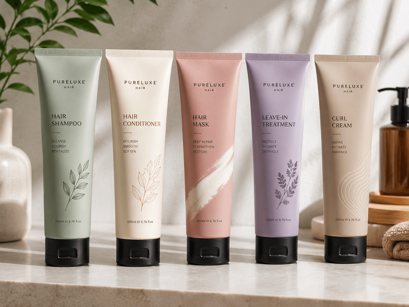Shampoo tube manufacturer and custom hair care tube packaging