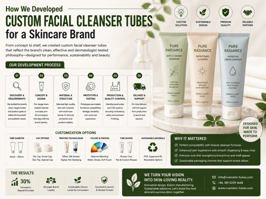 How We Developed Custom Facial Cleanser Tubes for a Skincare Brand 15 How We Developed Custom Facial Cleanser Tubes for a Skincare Brand