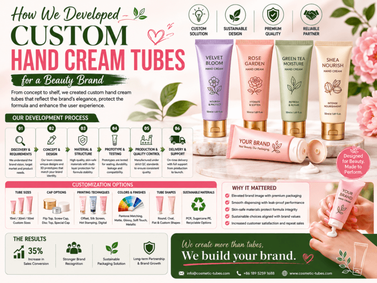 How We Developed Custom Hand Cream Tubes for a Beauty Brand