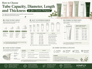 How to Choose Tube Capacity, Diameter, Length and Thickness for Your Cosmetic Packaging
