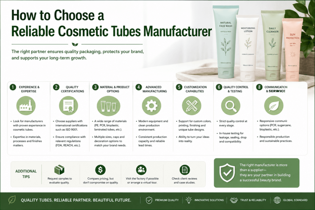 How to Choose a Reliable Cosmetic Tubes Manufacturer? 1 How to Choose a Reliable Cosmetic Tubes Manufacturer