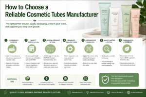 How to Choose a Reliable Cosmetic Tubes Manufacturer