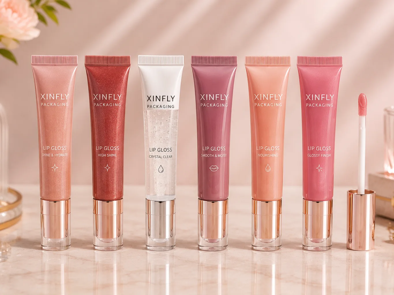 Lip Gloss Tubes Manufacturer 1 Custom lip gloss tubes manufacturer