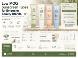 Low MOQ Sunscreen Tubes for Emerging Beauty Brands