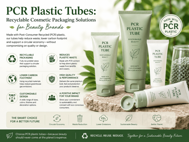 PCR Plastic Tubes: Recyclable Cosmetic Packaging Solutions for Beauty Brands