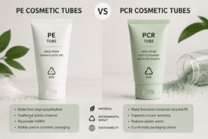 PE COSMETIC TUBES vs. PCR cosmetic tubes