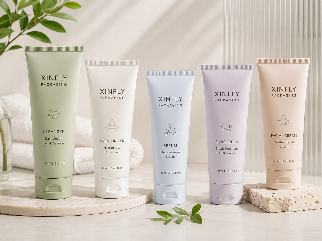 Home 15 Custom Skincare Tubes | Xinfly Packaging