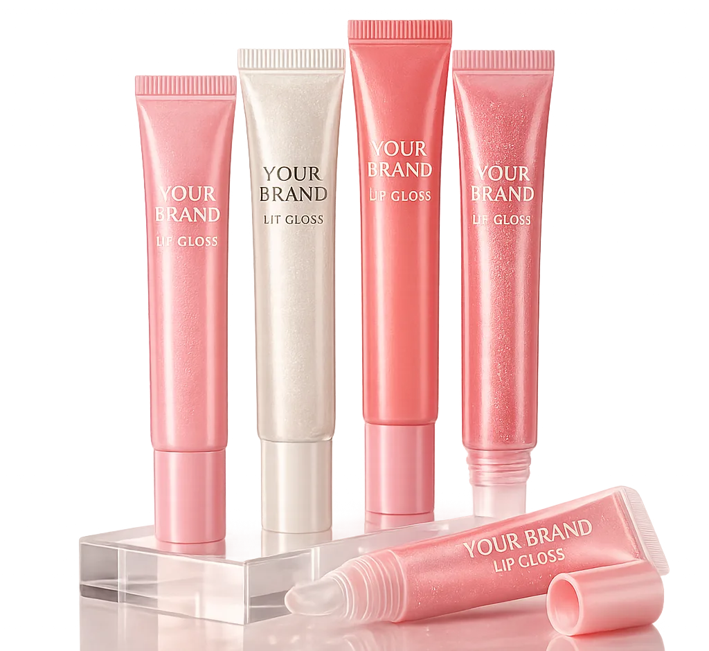 Lip Gloss Tubes Manufacturer 2 Squeeze lip gloss tube packaging supplier