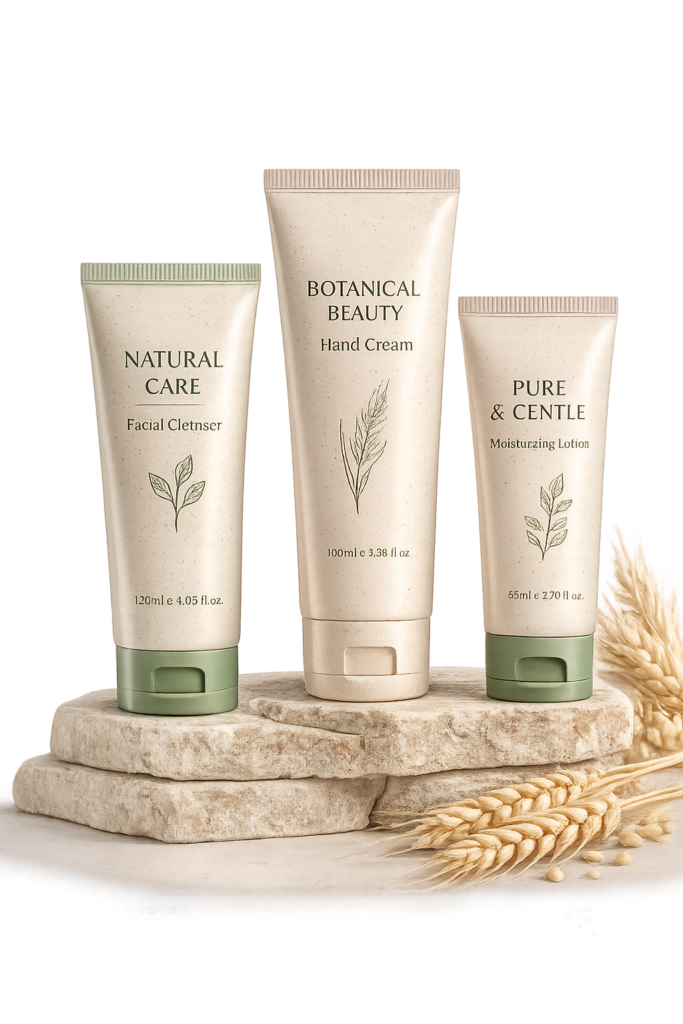 Straw Material Cosmetic tube