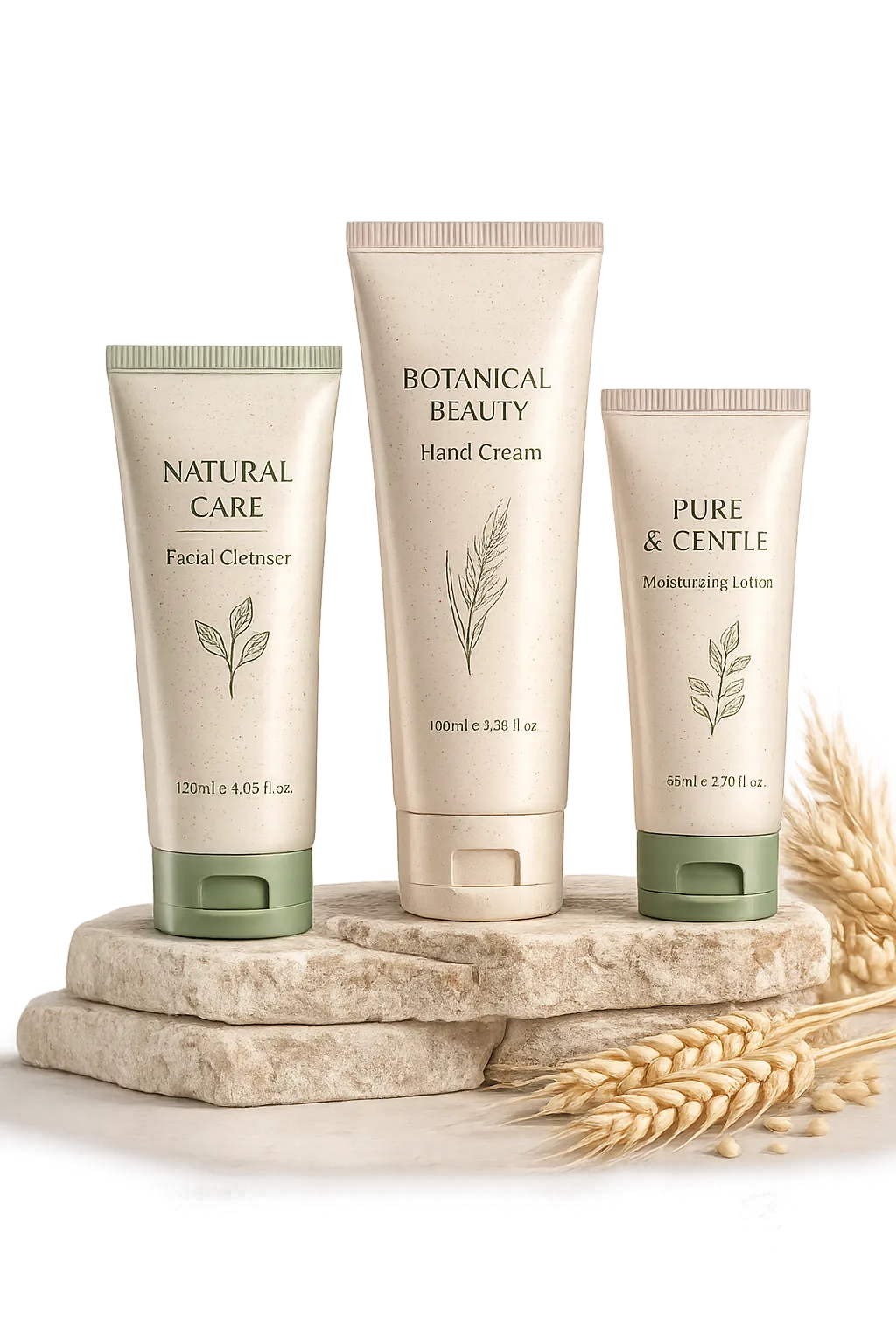 Wheat Straw Plastic Tubes 1 Wheat Straw Material Cosmetic Tube