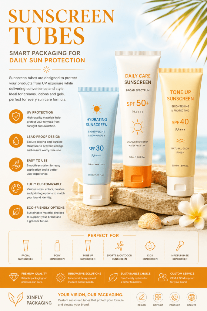 Why SPF Sunscreen Tubes Are the Gold Standard for Sun Protection Packaging 4 Sunscreen Tubes supplier