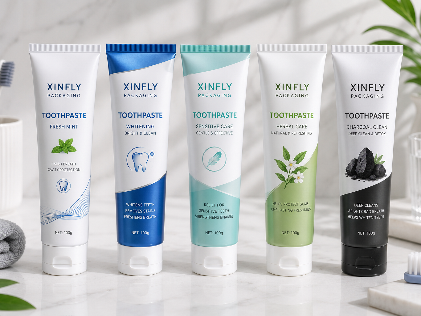 Home 22 Custom Toothpaste Tubes | Xinfly Packaging
