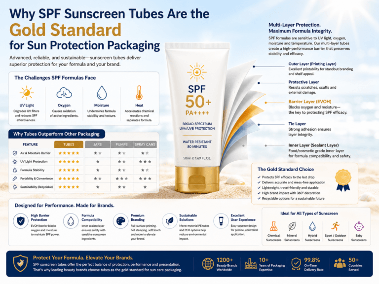 Why SPF Sunscreen Tubes Are the Gold Standard for Sun Protection Packaging