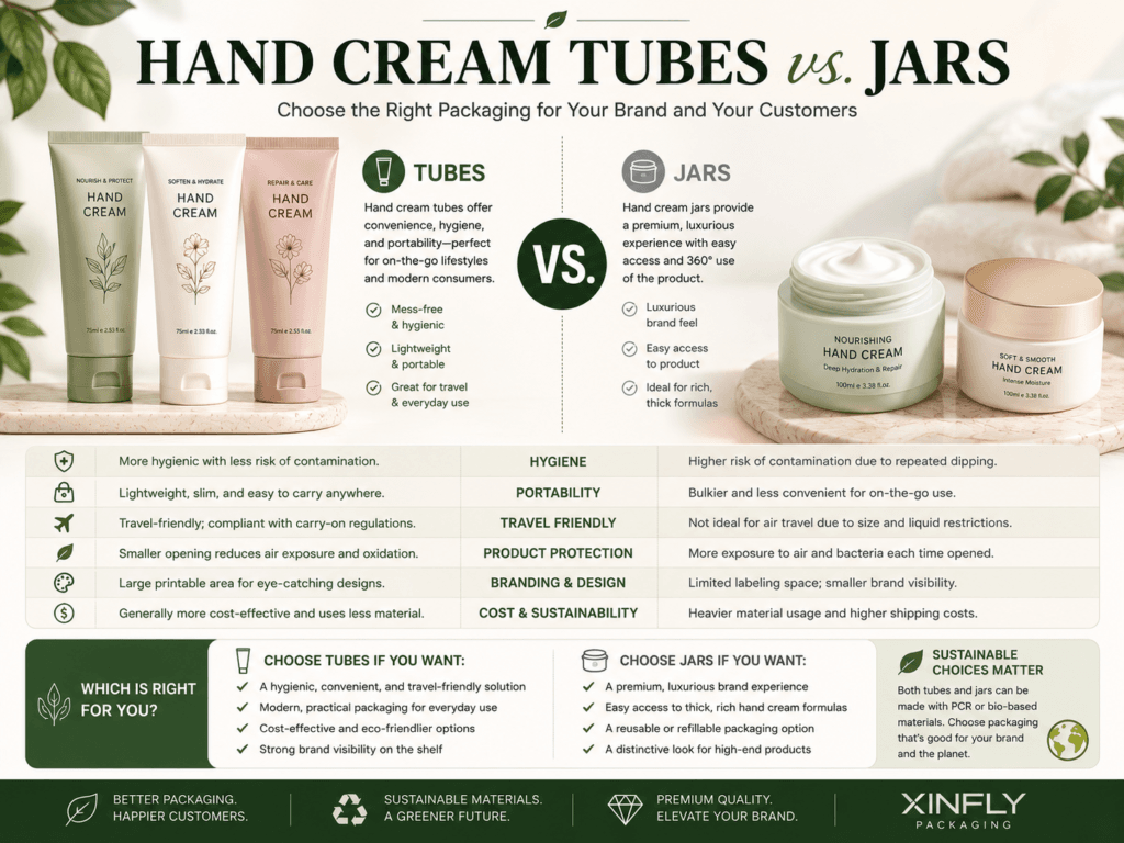 The Ultimate Guide to Hand Cream Tube Packaging for 2026 3 hand cream Tubes vs. Jars