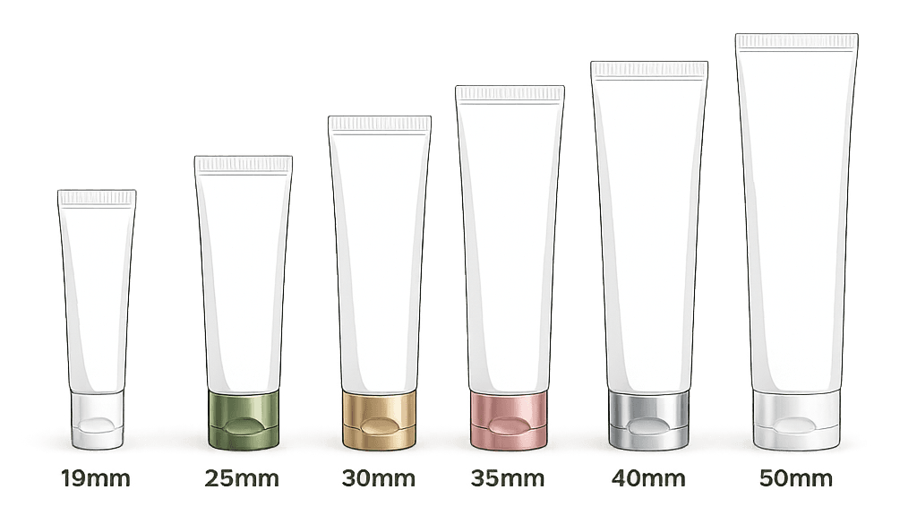 How to Customize Cosmetic Tubes: Complete Buyer Guide 4 round tubes size