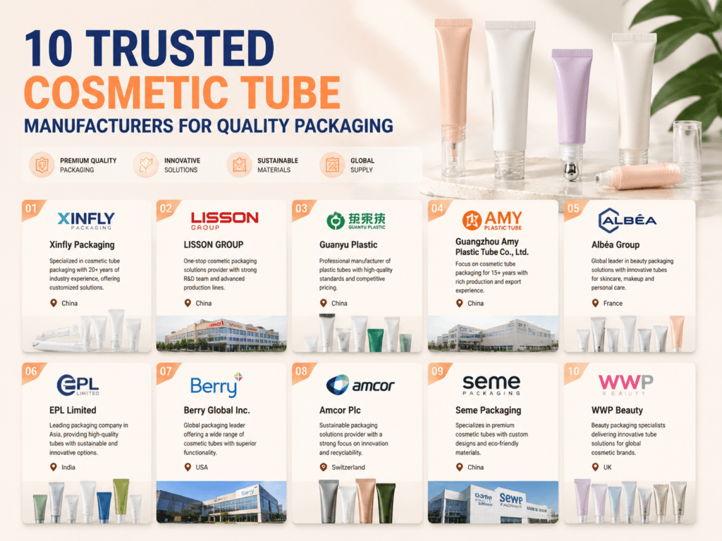 10 Trusted Cosmetic Tube Manufacturers for Quality Packaging 1 10 Trusted Cosmetic Tube Manufacturers for Quality Packaging