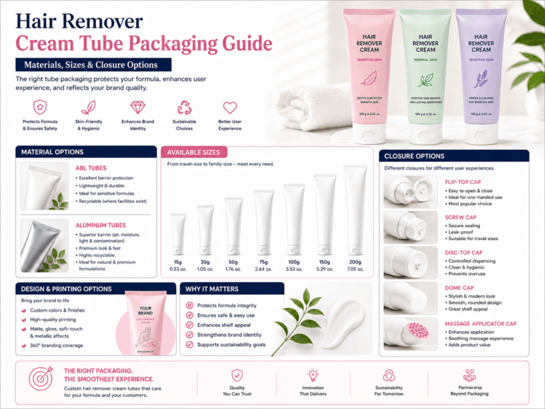Hair Remover Cream Tube Packaging Guide