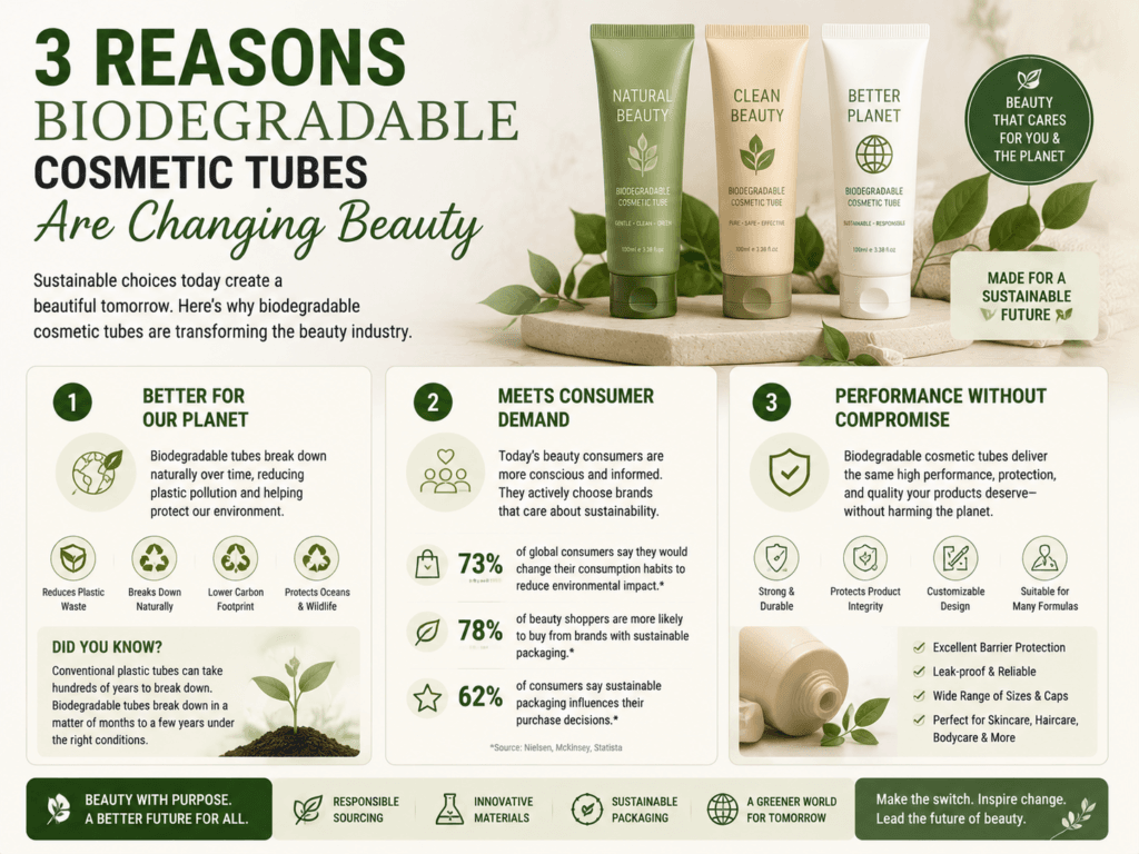 3 Reasons Biodegradable Cosmetic Tubes Are Changing Beauty