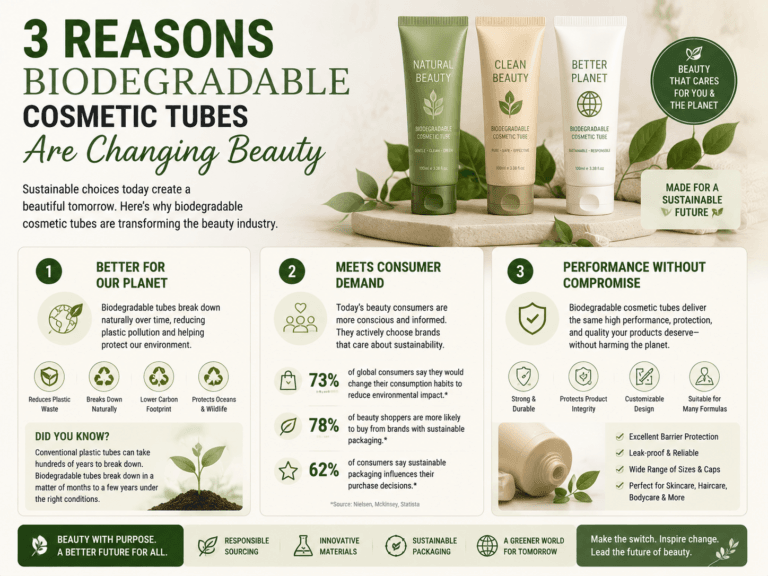 3 Reasons Biodegradable Cosmetic Tubes Are Changing Beauty