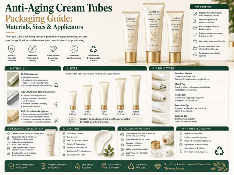 Anti-Aging Cream Tubes Packaging Guide