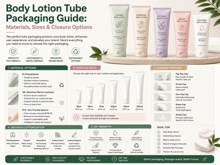 Body Lotion Tube Packaging Guide