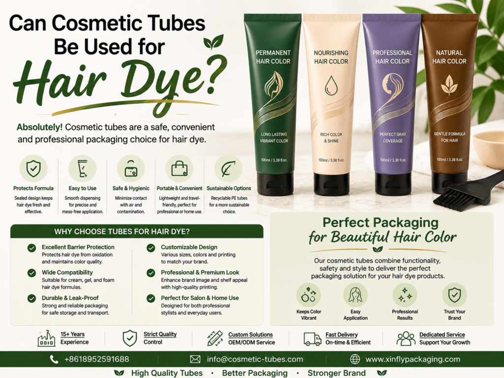 Can Cosmetic Tubes Be Used for Hair Dye? 8 Can Cosmetic Tubes Be Used for Hair Dye