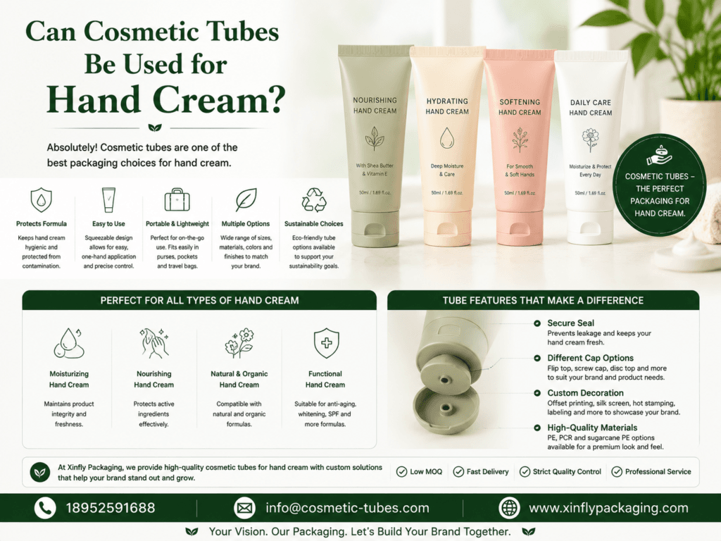 Can Cosmetic Tubes Be Used for Hand Cream? 13 Can Cosmetic Tubes Be Used for Hand Cream