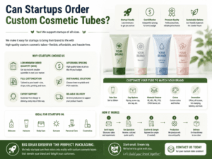 Can Startups Order Custom Cosmetic Tubes?