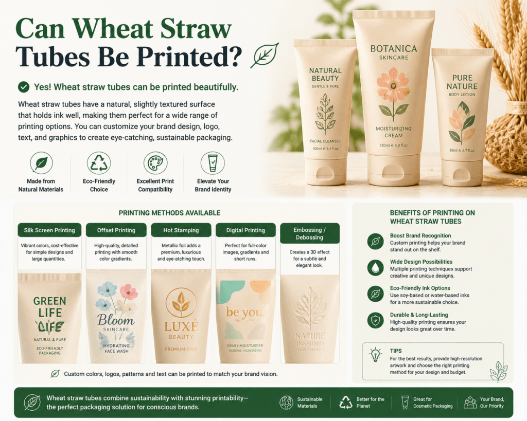 Can Wheat Straw Tubes Be Printed? 1 Can Wheat Straw Tubes Be Printed