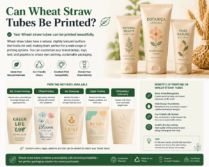 Can Wheat Straw Tubes Be Printed