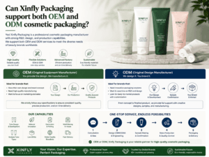 Can Xinfly Packaging support both OEM and ODM cosmetic packaging
