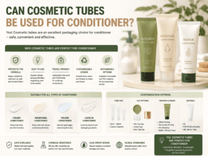 Can cosmetic tubes be used for conditioner