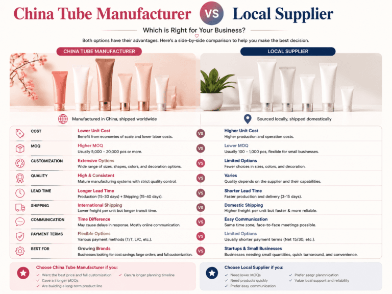 China Tubes Manufacturer vs Local Supplier