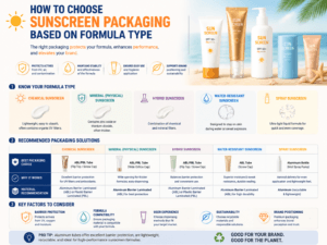 How to Choose Sunscreen Packaging Based on Formula Type
