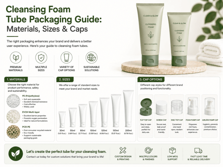 Cleansing Foam Tube Packaging Guide