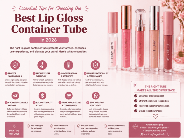 Essential Tips for Choosing the Best Lip Gloss Container Tube in 2026