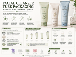 Facial Cleanser Tube Packaging： Materials, Sizes, and Print Options