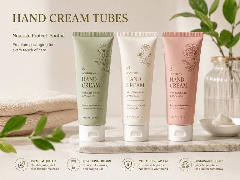 Choosing Hand Cream Tubes: Sizes, Caps, and Soft-Touch Finishes 9 Hand Cream Tubes