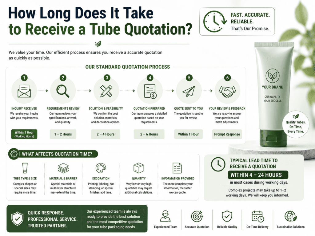 How Long Does It Take to Receive a Tube Quotation?