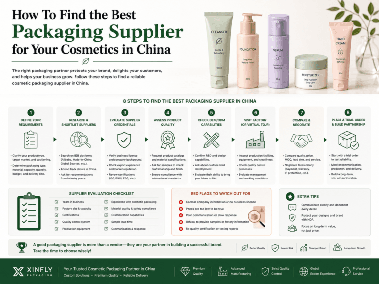 How To Find the Best Packaging Supplier for Your Cosmetics in China