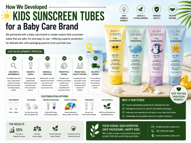 How We Developed Kids Sunscreen Tubes for a Baby Care Brand 3 How We Developed Kids Sunscreen Tubes for a Baby Care Brand
