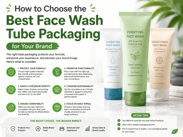 How to Choose the Best Face Wash Tube Packaging for Your Brand