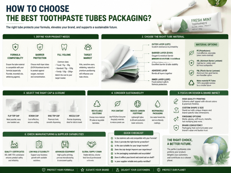 How to Choose the Best Toothpaste Tubes packaging