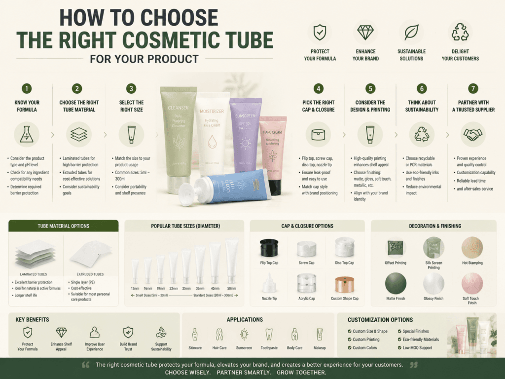 How to Choose the Right Cosmetic Tube for Your Product