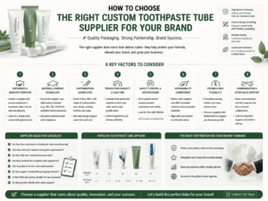 How to Choose the Right Custom Toothpaste Tube Supplier for Your Brand