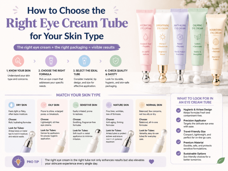How to Choose the Right Eye Cream Tube for Your Skin Type