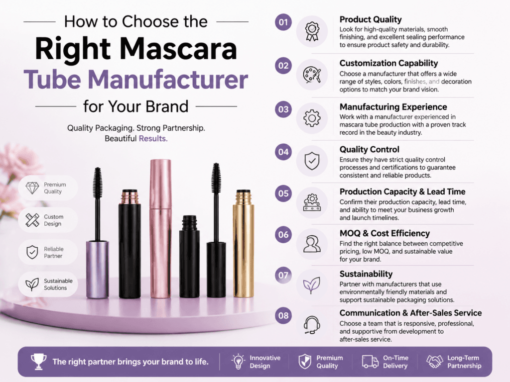 How to Choose the Right Mascara Tube Manufacturer for Your Brand 1 How to Choose the Right Mascara Tube Manufacturer for Your Brand